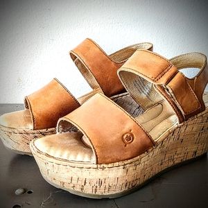 Born "Mae" Wedge Sandals, size 7